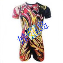 Popular aerobics clothing childrens adult gymnastics clothing printed competitive aerobics clothing has a current version of the order