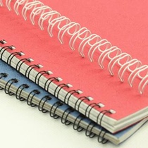 Binding iron ring YO double coil Silver a4 wall calendar ring Desk calendar ring 3:1 loose-leaf ring 34-hole loose-leaf ring black and white