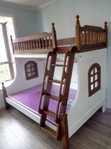 White pirate bunk bed