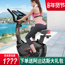 U.S. Hanchen Dynamic Bicycle Machine Exercise Bike Home Indoor Foot-operated Magnetic Control Resistance B6