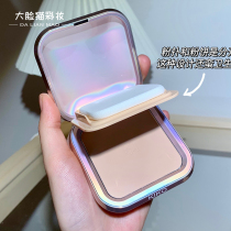kiko powder double layer dry and wet dual use oil control make-up durable concealer waterproof powder puff make-up natural soft light leather