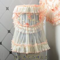 Bovencloth Art Brand Classic Color Eurostyle Lace Water Dispenser Hood Water Dispenser Cover Dust-Proof Cover Scarlet