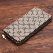 2021 new net red explosive wallet for men long style zipped handbag with bag female personality large capacity multifunctional leather clip