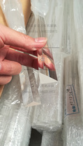 2 M 20 * 20mm transparent acrylic isosceles right angle triangle bar reinforced column plexiglass plastic fixing stick
