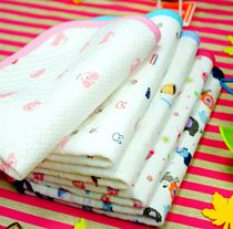 Orange Moms Small Paving Children Newborns Baby Cartoon Seppurea Mattress Breathable Anti-Leak Air Layer Full Cotton Thickened Urine Mat