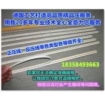 Incsure strip speed installation die line dark line PVC fiber import and back pressure line double groove custom consumables knife version spring pad
