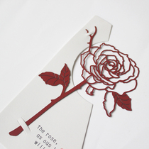 Rose lettering custom metal bookmarks creative hipster students with birthday gift diy gift Little Prince