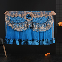 European fabric TV dust cover hanging LCD screen cover cloth decorative cover 50 inch 55 inch TV cover cloth