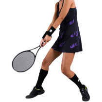 HYDROGEN BLACK TENNIS DRESS black and purple sports skirt quick-drying breathable tennis training jumpsuit