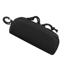 Zipper outdoor portable hard case glasses case with Molle system protection box sunglasses bag