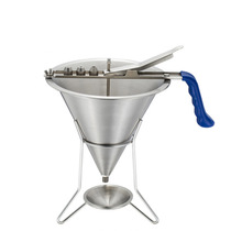 Stainless steel syrup funnel Quantitative funnel octopus ball funnel feeder Stainless steel conical funnel