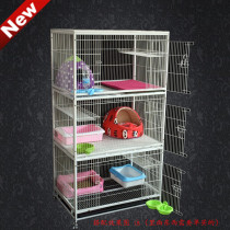 Pet large double-layer three-layer household cat breeding cat cage Cat house with partition Rabbit oversized breeding cage cat