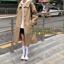 Lu Xiaotuan self-made 2021 new long-term Joker temperament thin little spring and autumn windbreaker coat women