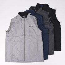 Outer single spring thin section mesh breathable lining sleeveless Camshoulder upright collar sports waistcoat Casual Vest