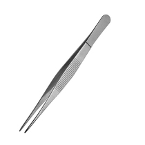 Tweezers stainless steel pointed trim long clip tweezers long handle large ice clip Bar bartender clip tweezers
