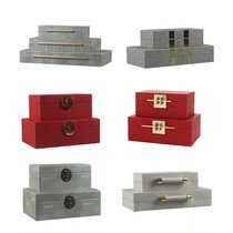 New Chinese style model room jewelry box Bedroom entrance cloakroom Dresser decoration decoration box decoration storage box