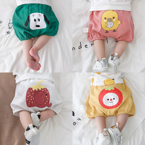 Baby shorts for outside wearing large pp pants Modale Ice Pants Baby Male Treasure Woman Baby Girl Summer Thin summer