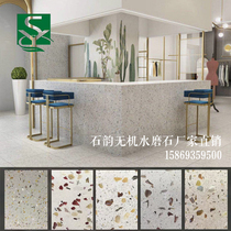 (Factory direct sales)Authentic whole body terrazzo floor tile 800*800 shopping mall restaurant retro artificial marble
