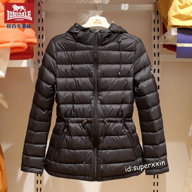 Lonsdale Dragon and Lion Dell Outdoor Lightweight Down Dress Female Korean Edition Winter Jacket 215421210