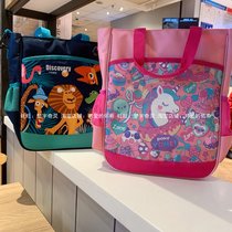 Hong Kong brand cartoon primary school students make-up bag Art bag homework bag Unicorn hand bag can be cross-body