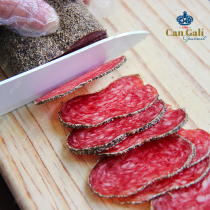 Spanish salami sausage sliced meat sausage instant black pepper air-dried fermented spicy sausage whole meat imported sausage