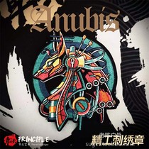 Zhangfa Wen Chuang Cyber Anubis Super Fine Crafts Embroidery Velcro National Tide Morale Chapter