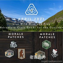 Spot USA PDW 2021 April Update Water Words Bears Arm Chapters Coffee Bear Morale Badge Outdoor Life
