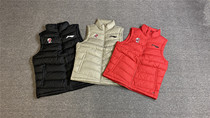 Li Ning sponsored CBA player version Mens down waistcoat big code goose down sports casual warm vest AMRN057