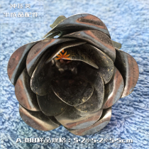 Oshiyi iron flower iron stamping accessories wholesale A388 plant · Three-dimensional rose with screws