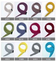 Color wig piece Female long hair small patch invisible incognito short one-piece hair extension strip highlight hanging ear hair dye piece