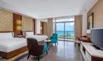 (Direct Camp) Sanya Meigao Mei Holiday Inn Hotel selected to the revered sea view double bed room