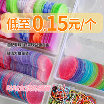 Cream adhesive diy cookboard mixed 200 acrylic gutter sticker flash gradient transparent and cheap key buckle