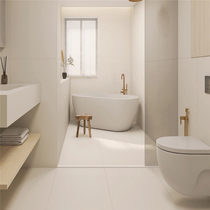 Wagi Ji Feng White micro cement wall tiles soft light toilet kitchen tile toilet living room all porcelain floor tiles