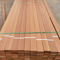  Anti-corrosion wood floor Pineapple grid solid wood outdoor wood square wood gazebo handrail column Park promenade floor
