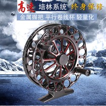  New all-metal raft fishing wheel Luya wheel Ice fishing front wheel Fishing wheel Fly wheel Fishing line wheel Raft rod long throw flywheel