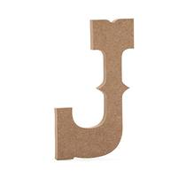 6“ Western Wooden Letter J - JoePauls Crafts Premi