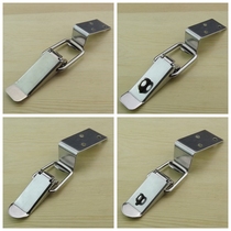 Spring buckle Big hook Big hook Right angle 304 stainless steel double spring buckle Lock buckle Box buckle buckle
