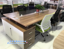 New listing office desk combination four-person desk master table steel wood computer desk modern simple book table