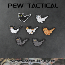 Original personality PEW TACTICAL cats soul cat soul magic sticker outdoor fun arm badge morale badge