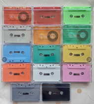 Brand new high quality 45-minute color tape color blank tape repeater Walkman cassette 10 boxes