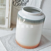 A super good-looking large-size jar household ceramic storage tank vase Andrang product defects