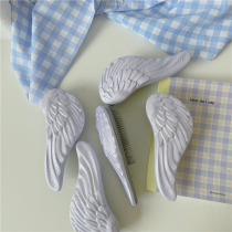 Fairy purple ~ Home massage scalp air cushion airbag makeup comb comfortable handle comb portable purple wing comb