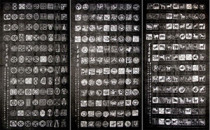 Steles rubbings calligraphy and painting Chinese calligraphy and painting steles Yang Jianshui's "Hundred Dragon and Phoenix Horse Coins" bt127