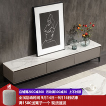 Italian light luxury Rock board TV cabinet coffee table combination modern simple 2021 new high-end bedroom platform customization