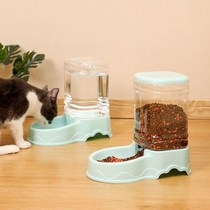 Large number of cat bowls Automatic dog rice pots Plastic cat food Diet Easy and transparent Basin Feeder Drinkers Large Dogs