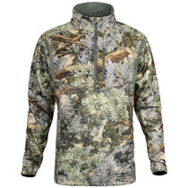 Good American outdoor stand collar long sleeve camouflage plus velvet sweater mens stretch breathable thick warm tactical jacket