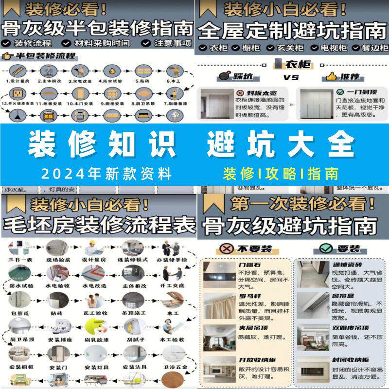 25年新房装修避坑全流程指南|半包全包怎么选?装修小白必看流程图+真实踩坑经验-旅游-淘宝好物网