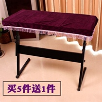 Keyboard cover 61-key digital electric piano cover Piano cover cloth velvet gray cover dust cover 54 49-key piano cover