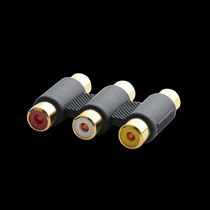 PSPAV line color difference component extension cord adapter plug gold-plated 3 Lotus female audio and video pair connector RCA