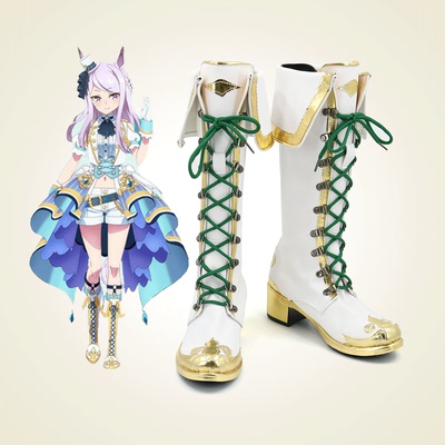 taobao agent Horse racing girl Bai Mai Kunchen COS shoes custom game animation cosplay women's boots support cartoon map production